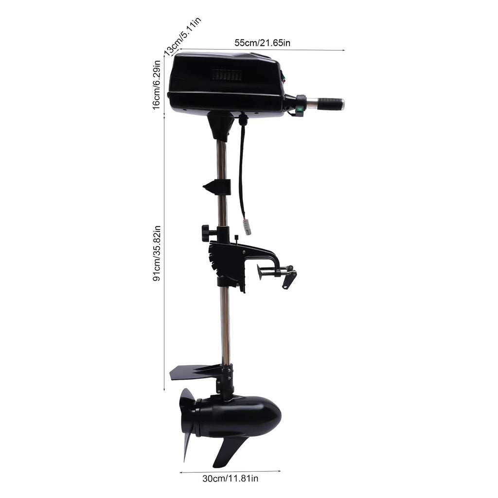 8HP 48V 2200W Electric Trolling Motor for Inflatable Boat T8139