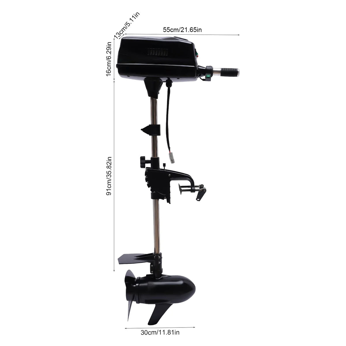 8HP 48V 2200W Electric Trolling Motor for Inflatable Boat T8139