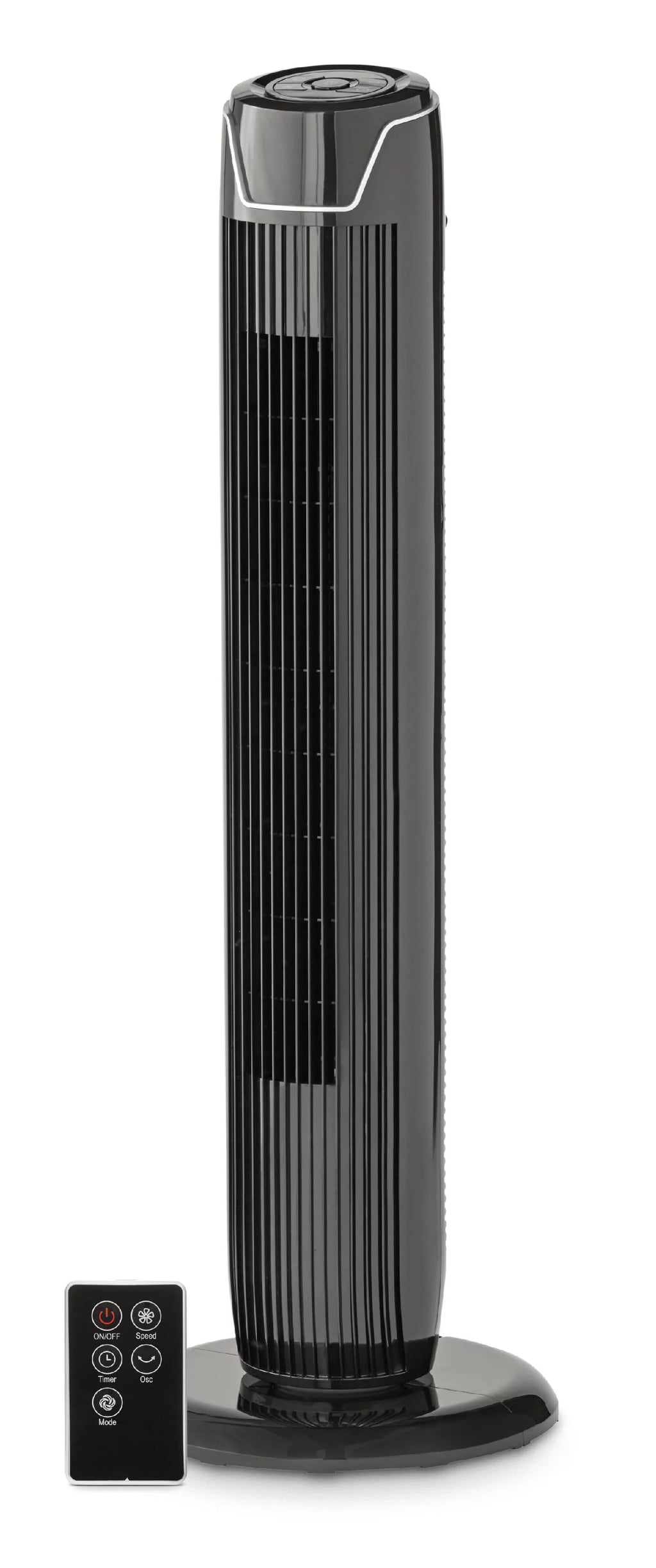 Black 3-Speed Oscillating Tower Fan S483