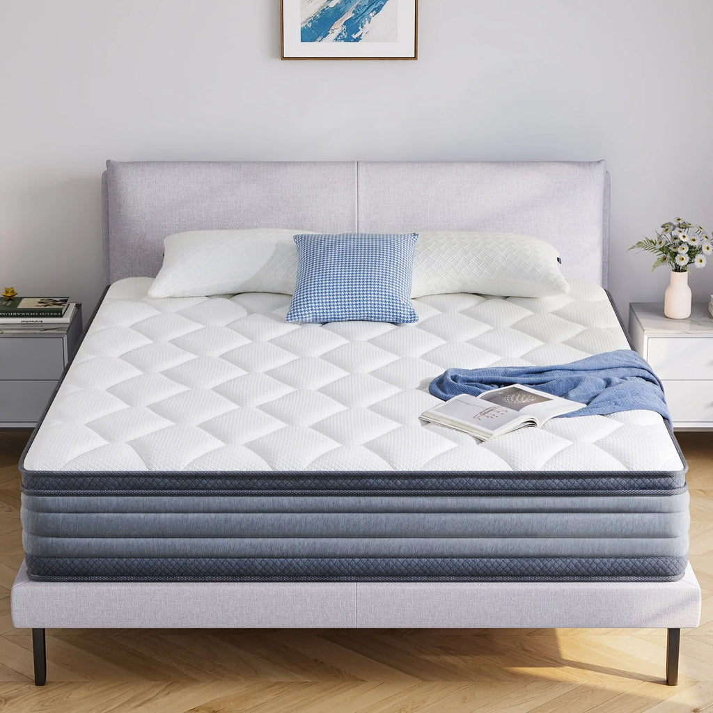 Queen 12 Hybrid Gel Memory Foam Innerspring Mattress D25331