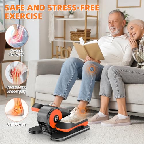 Under Desk Elliptical Machine with 12 Adjustable Speeds S354117