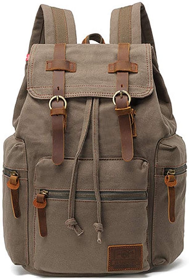 Canvas Vintage Backpack W7961