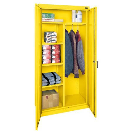 Yellow 2 Door Storage Cabinet O236530