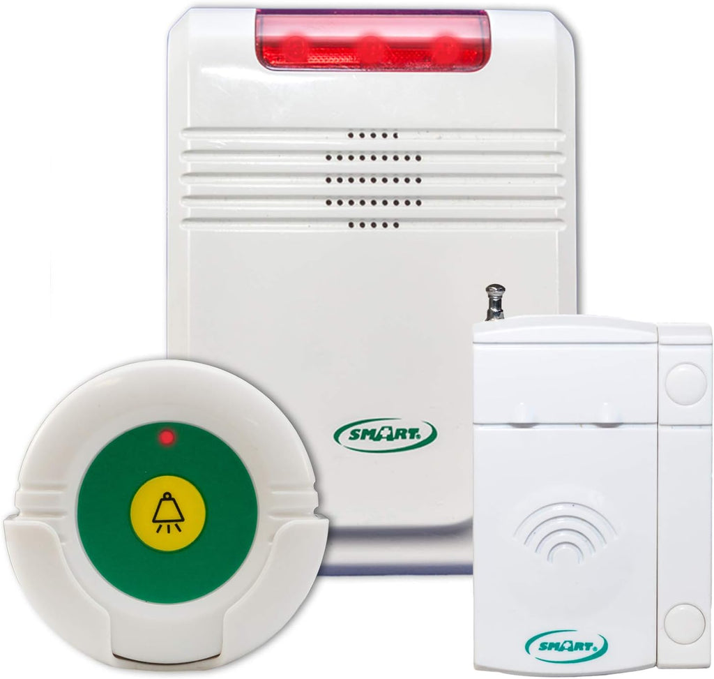 Caregiver Alert Monitor with Door/Window Exit Alarm and Remote Reset Button Z544