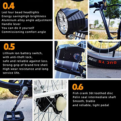 350W 36V Electric Tricycle with Large Basket U44363