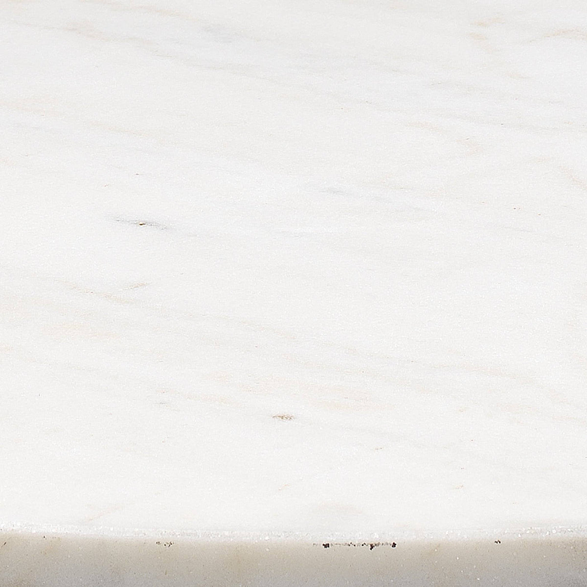 Round White Marble Brass Tray P795