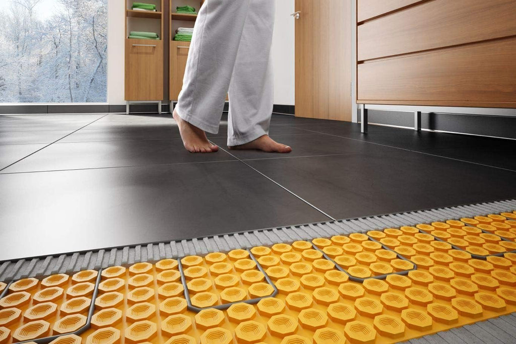 64 Square Feet Floor Heating Kit with WiFi Thermostat E207387