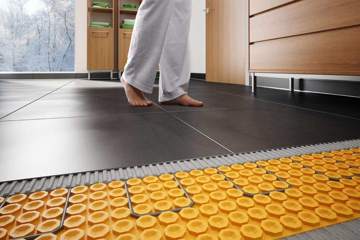 64 Square Feet Floor Heating Kit with WiFi Thermostat E207387