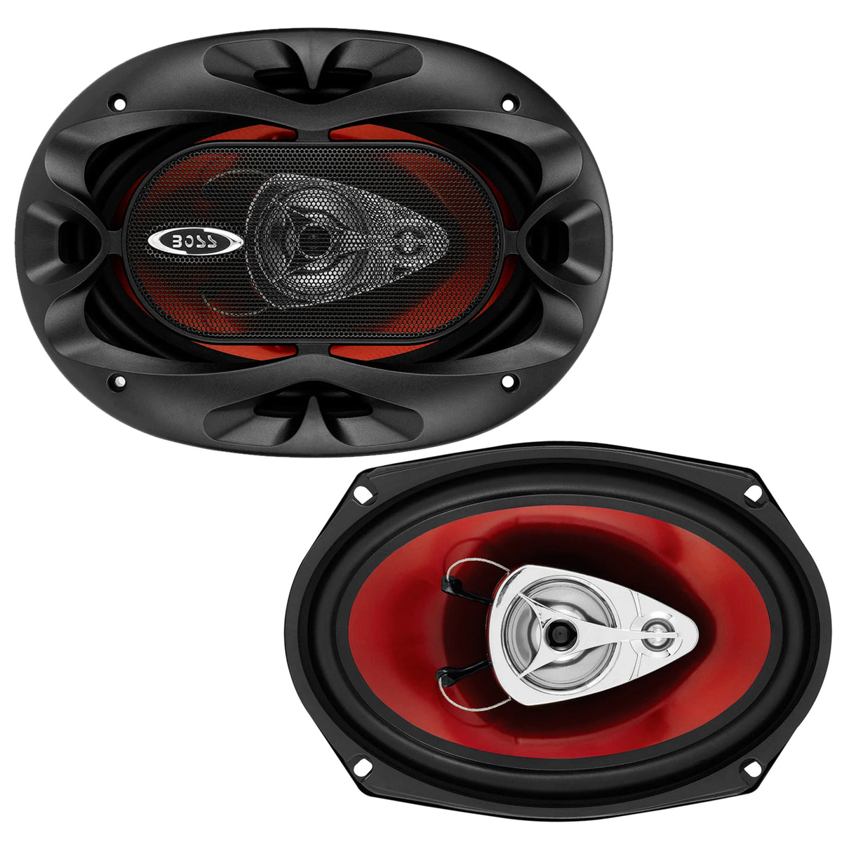 6 x 9 inch 3 Way Coaxial Car Speakers, Sold in Pairs R63895