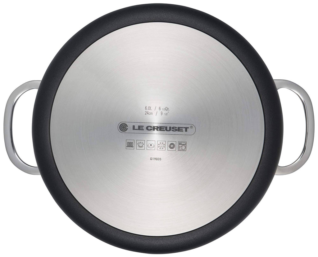 6.3-Quart Nonstick Stockpot with Glass Lid Y36429