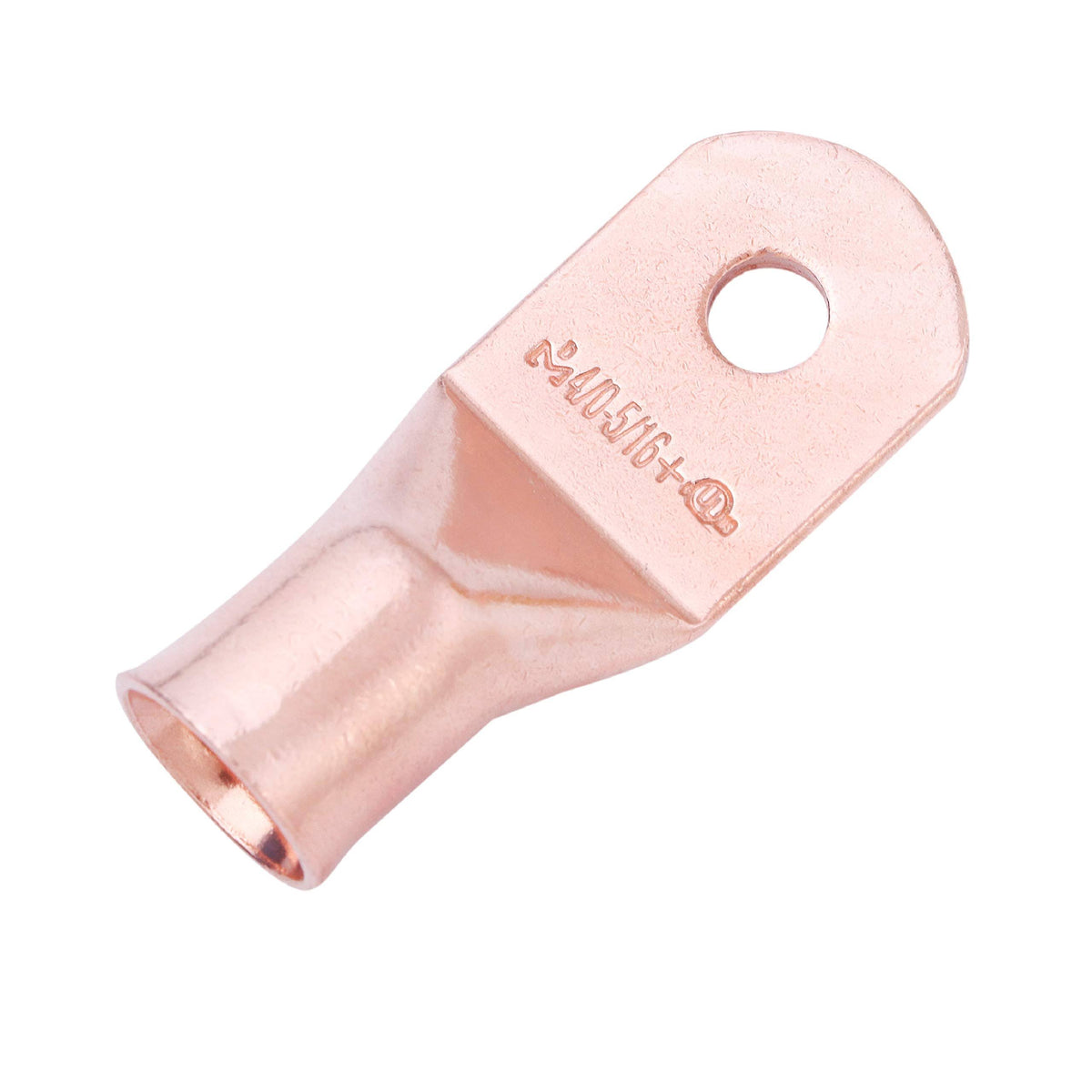 4/0 AWG 5/16x22 Ring Terminal Lugs Bare Copper 25ea R4045
