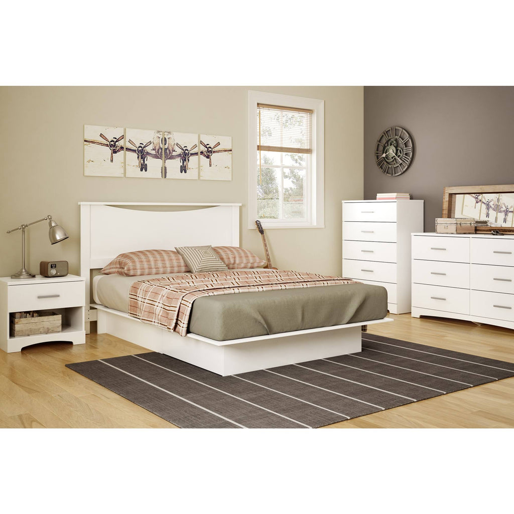Pure White 5-Drawer Chest V1319
