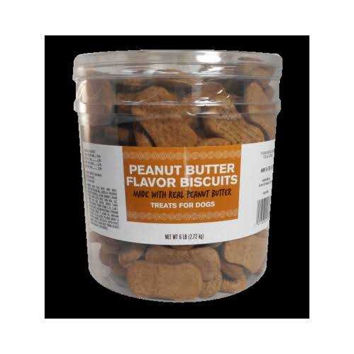 Peanut Butter Flavor Dog Biscuits 6 lb D8503