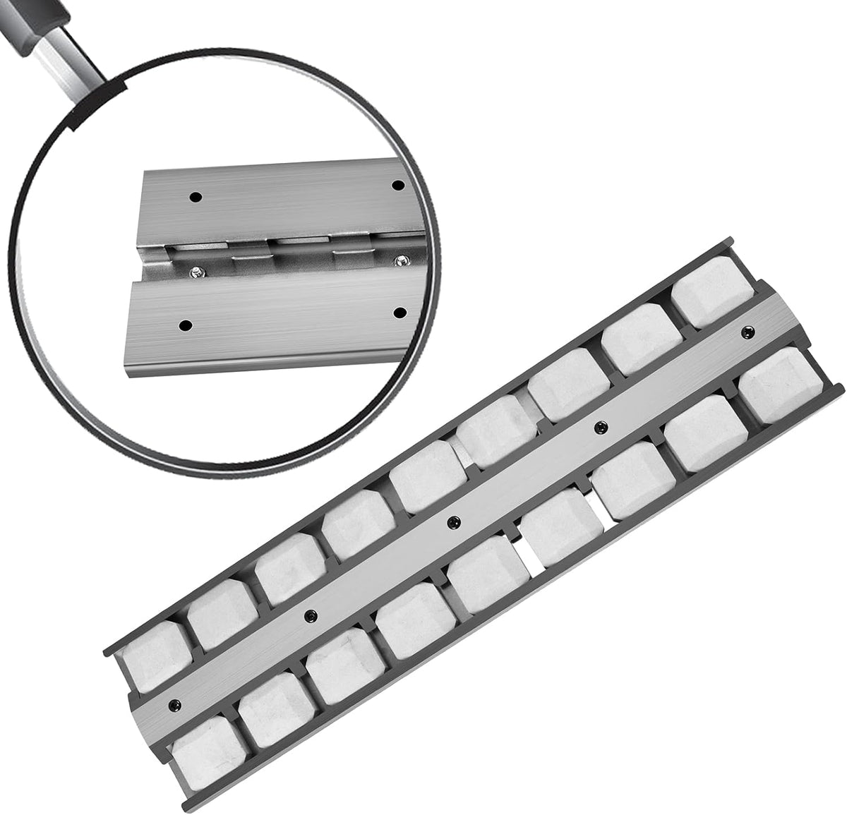 4-Pack BBQ Grill Briquette Tray Heat Plates Burner Covers B1128