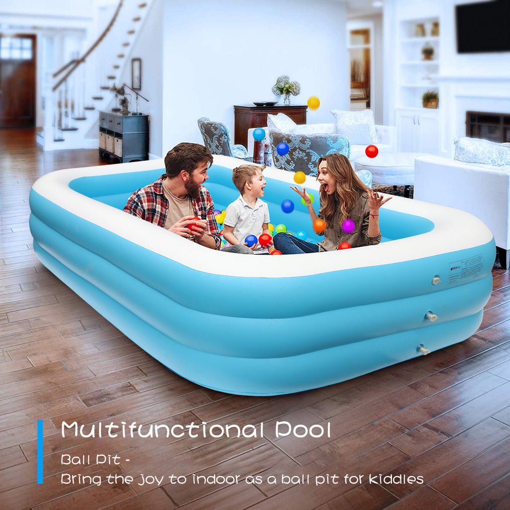 Inflatable Swimming Pool, 120 X 72 X 23 inches Y173823