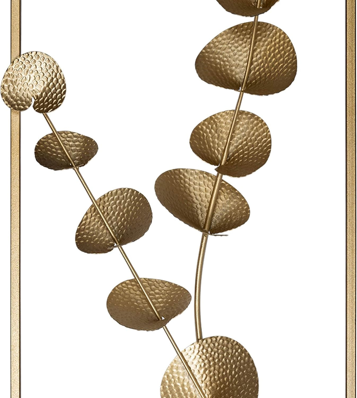 Modern Gold Metal Wall Panel Y66656