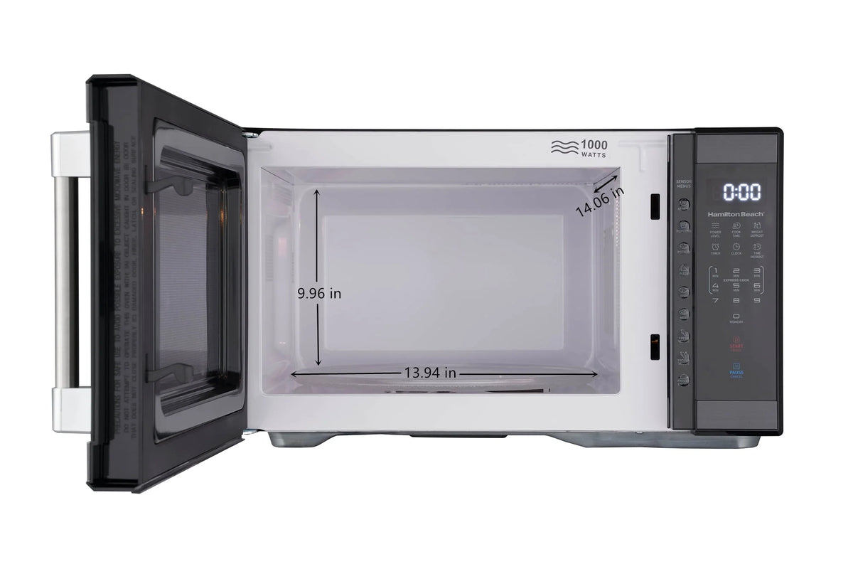 1.1 cu ft Stainless Steel Countertop Microwave Oven I5186