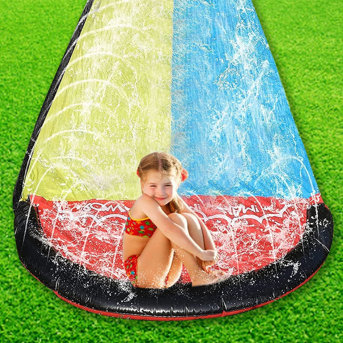 15.5ft Racing Slide Splash Sprinkler W9323