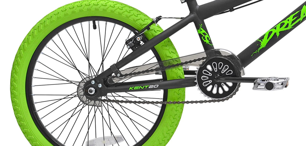 20 in. Green and Black BMX Bike M31417