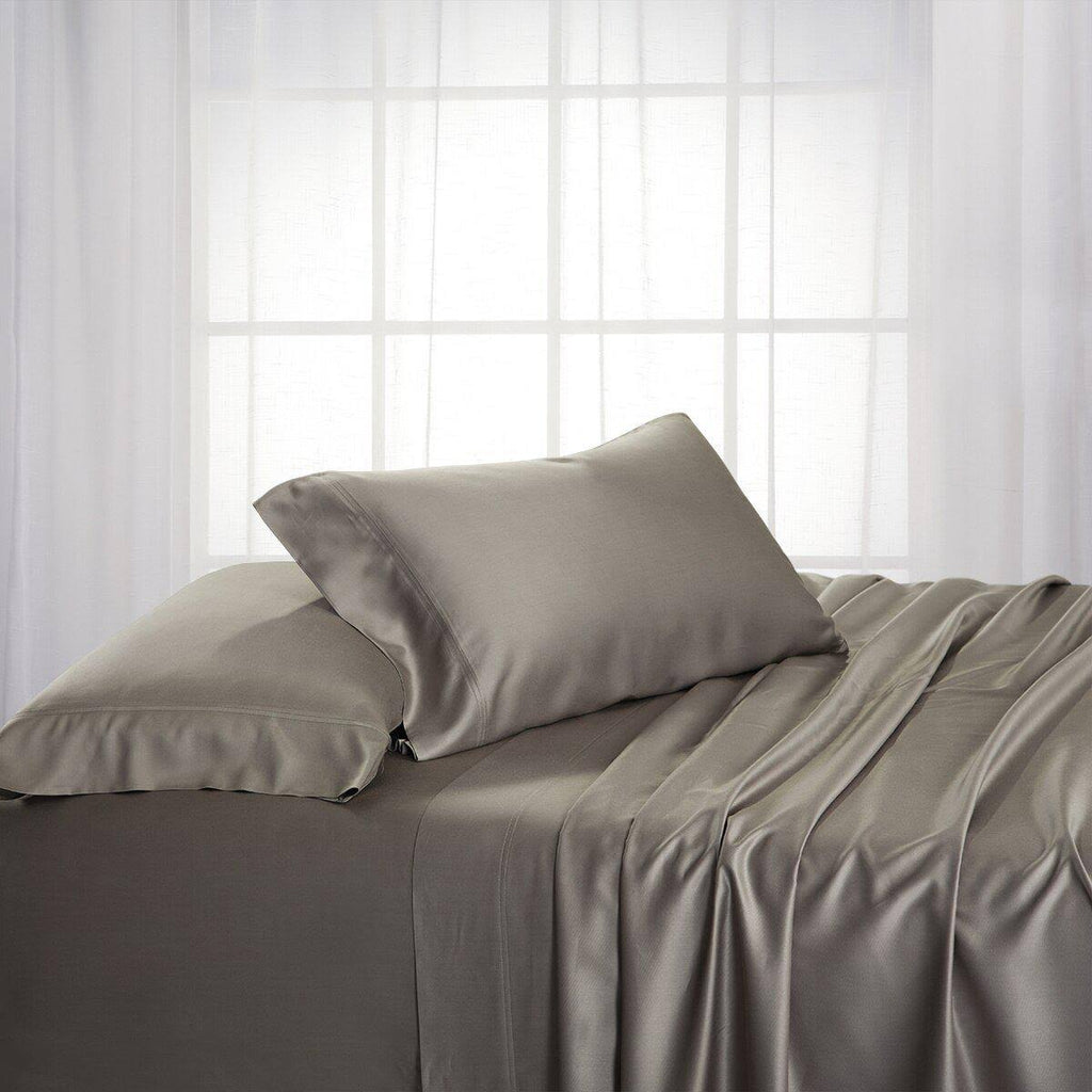 100% Bamboo Sheets 600 Thread Count Full Gray F81419