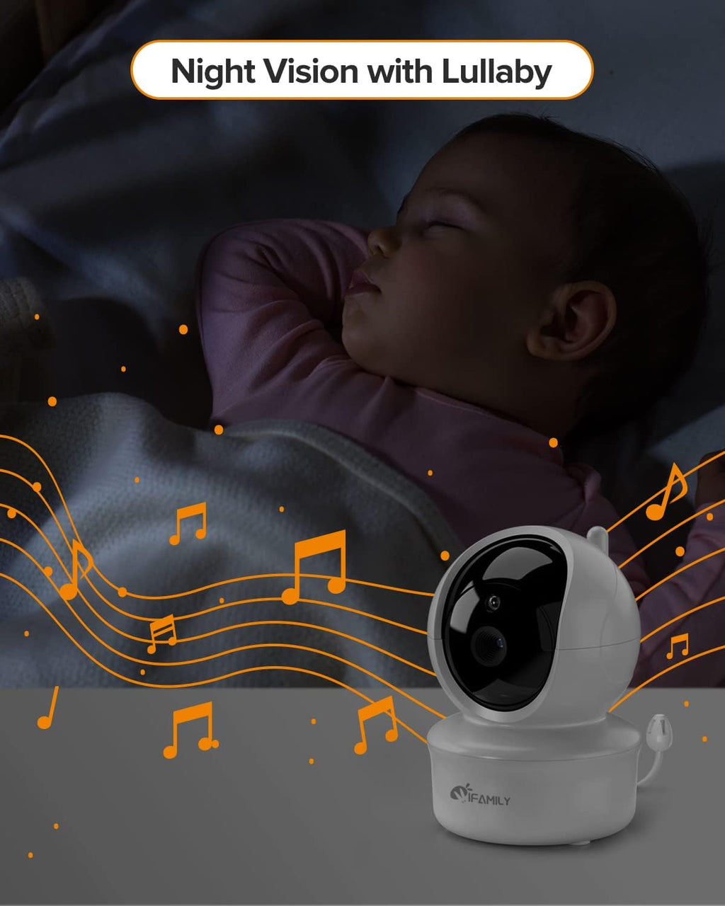 5” Video Baby Monitor with Camera and Audio G2201