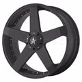 Matte Black Car Wheels 20x8 E28986