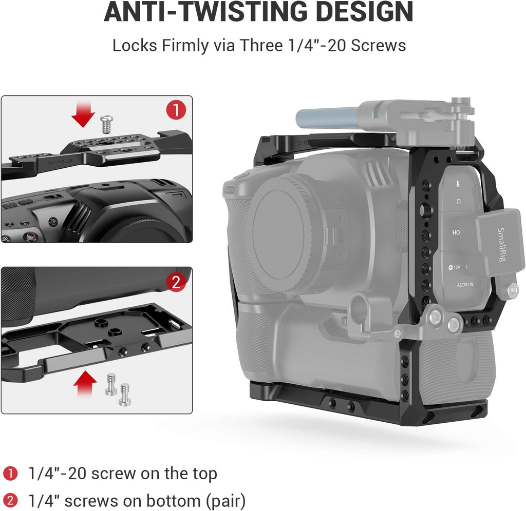 Camera Cage with Battery Grip Y5746