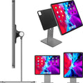 MagFlott magnetic stand for iPad Pro 12.9” space gray with 6’ usb c cable I882031