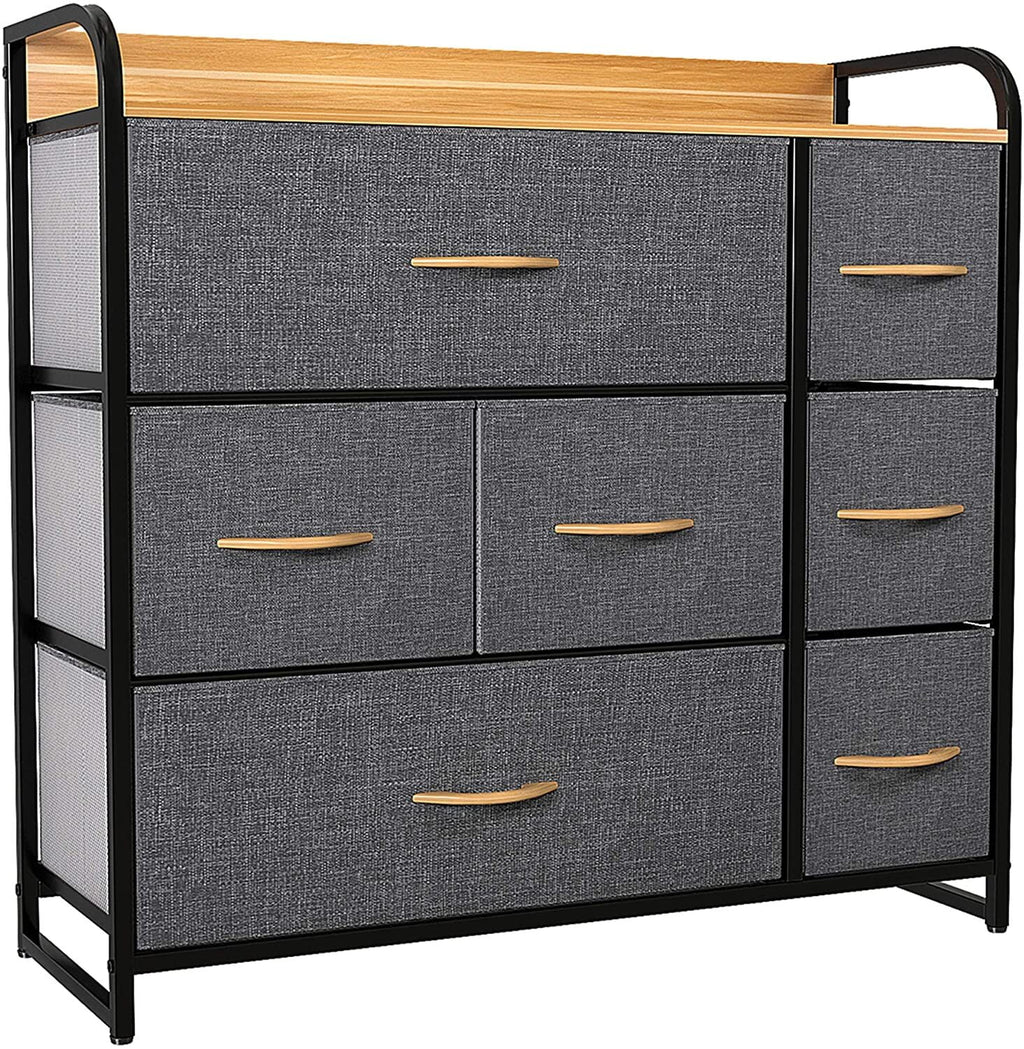 7 Drawer Fabric Storage Dresser F394