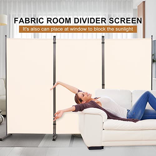 Black 71''x72''H Fabric Room Divider V131318