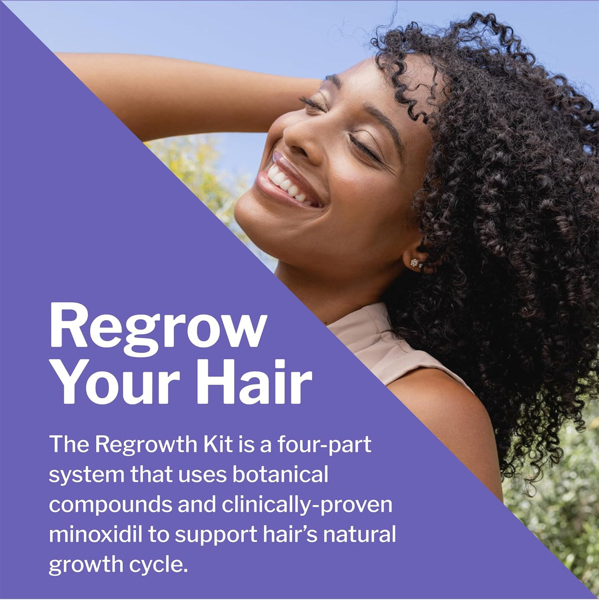 Women's Regrowth Kit: Shampoo, Conditioner, 2% Minoxidil, Leave-In Foamer A91658