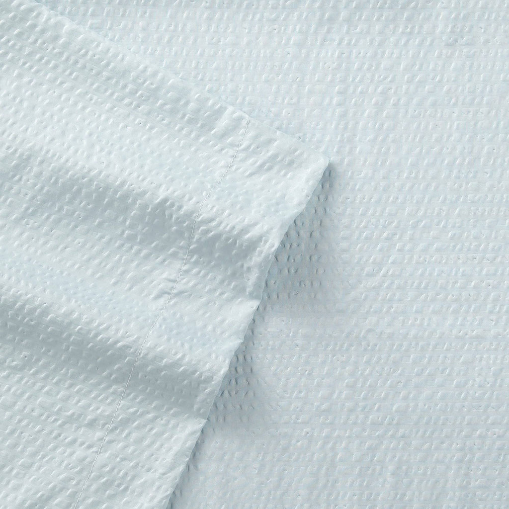 Purple Cal. King Seersucker Sheet Set Q91575