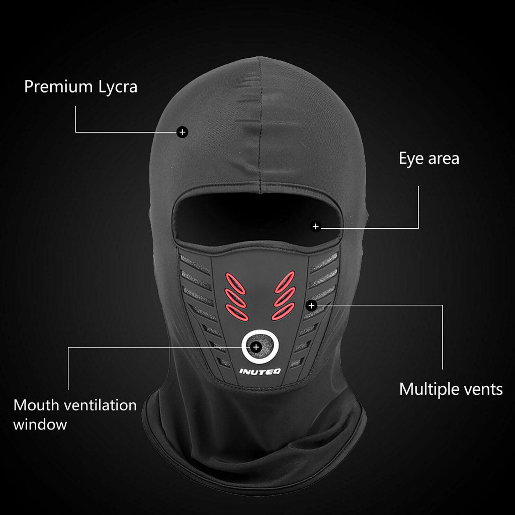 Black Tactical Balaclava Full Face Mask R7686