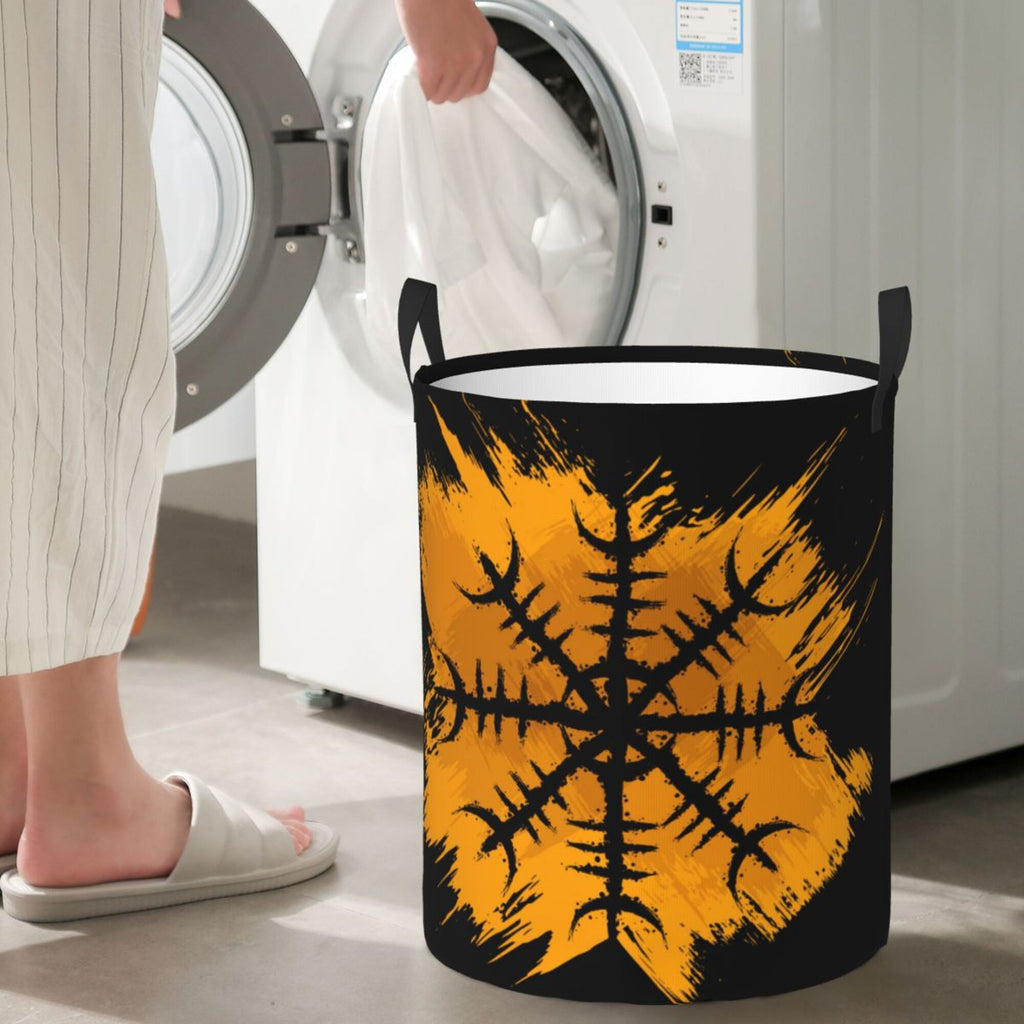 Waterproof Laundry Hamper with Handle Q7371