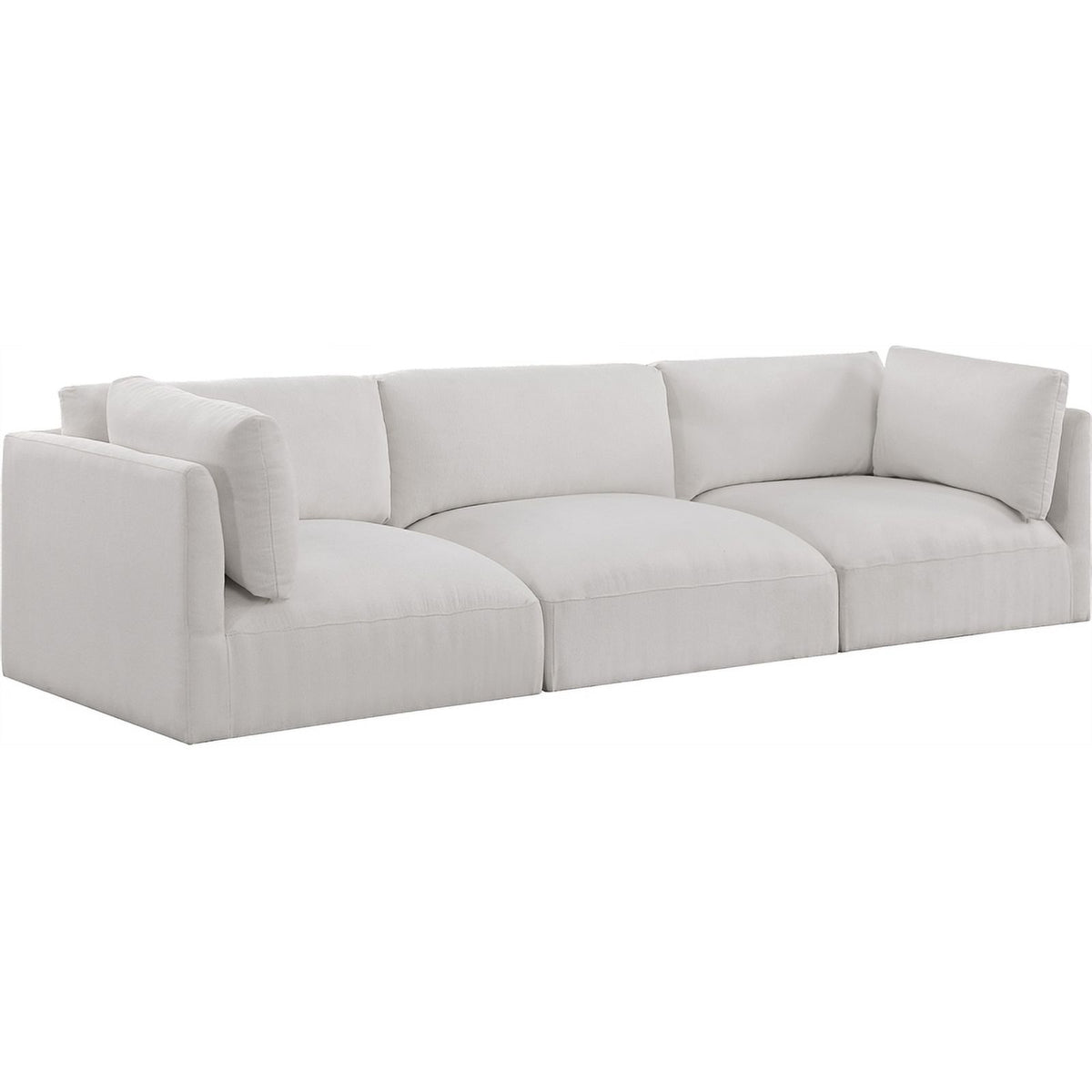 Cream Fabric Modular Sofa Y500
