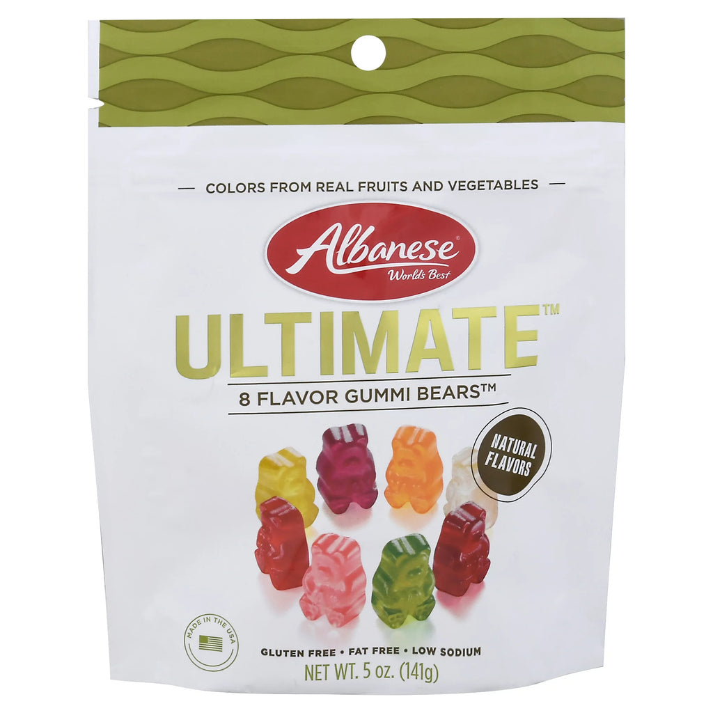 5 oz Assorted Colors Gummi Bears, Pack of 6 F435