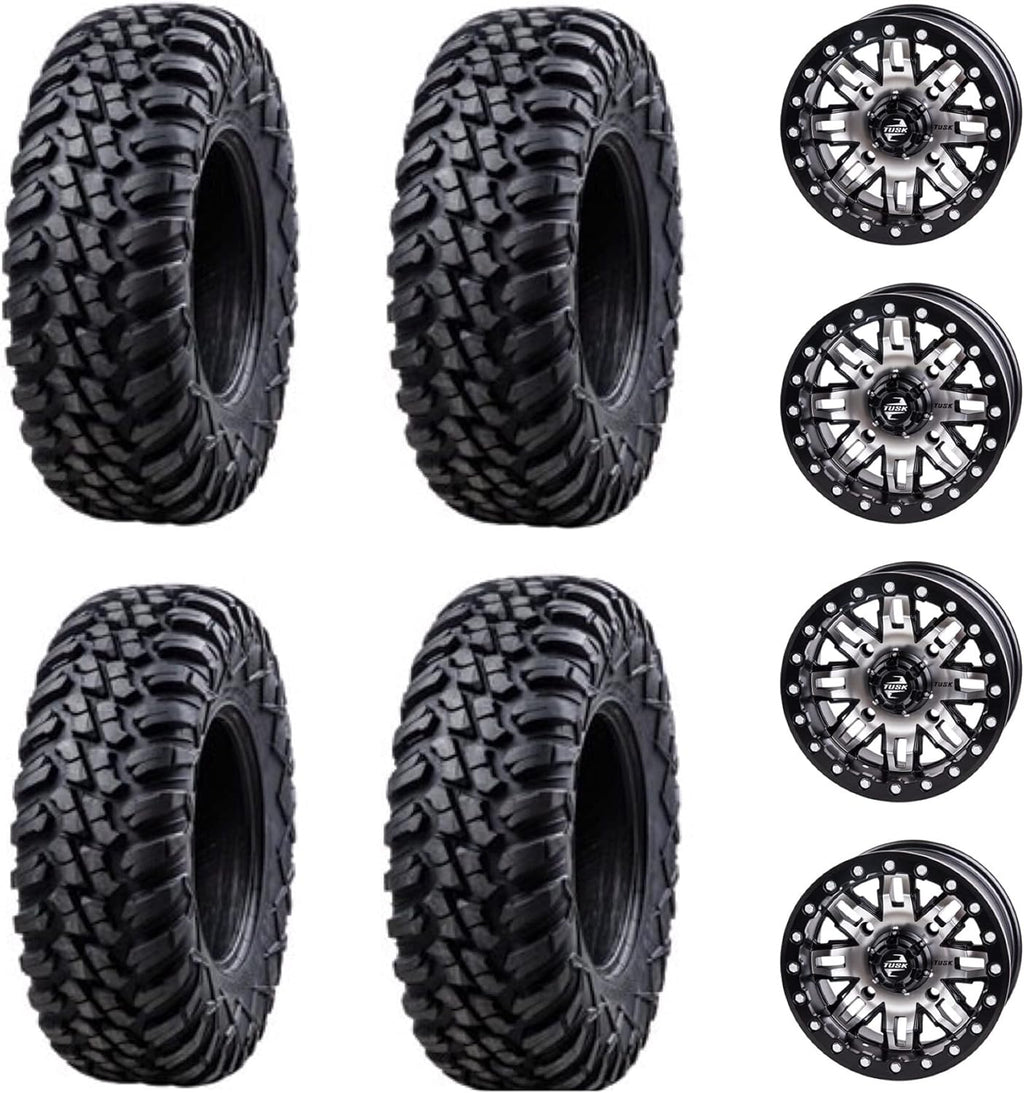 32x10-14 8-Ply Radial UTV Tires on Beadlock Wheels M173424