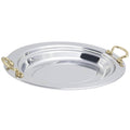 Oval Food Pan with Round Handle U8093