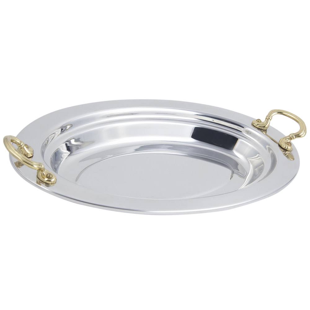 Oval Food Pan with Round Handle U8093