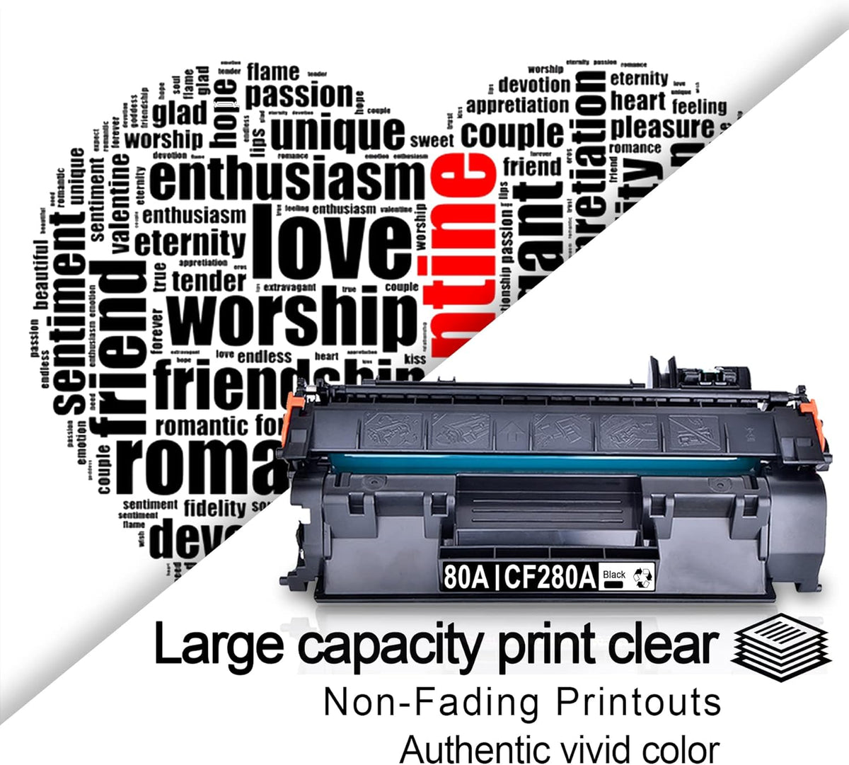 (5 Pack, Black) Compatible Toner Cartridge 80A M52186