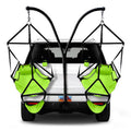 Trailer Hitch Stand and 2 Ripstop Nylon Chairs (Neon Yellow) H85331