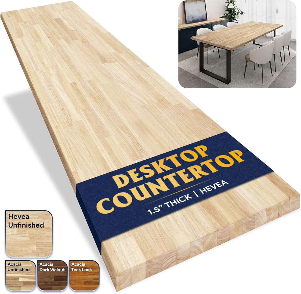 Unfinished Solid Wood Butcher Block Countertop X643