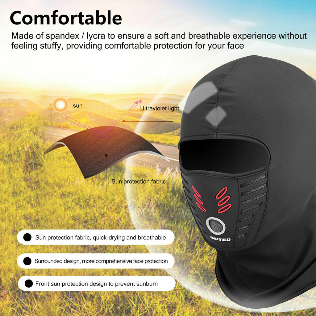 Black Tactical Balaclava Full Face Mask R7686