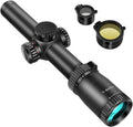 1-6X24 Riflescope Waterproof Red Green Illuminated Crosshair Scope Q879352