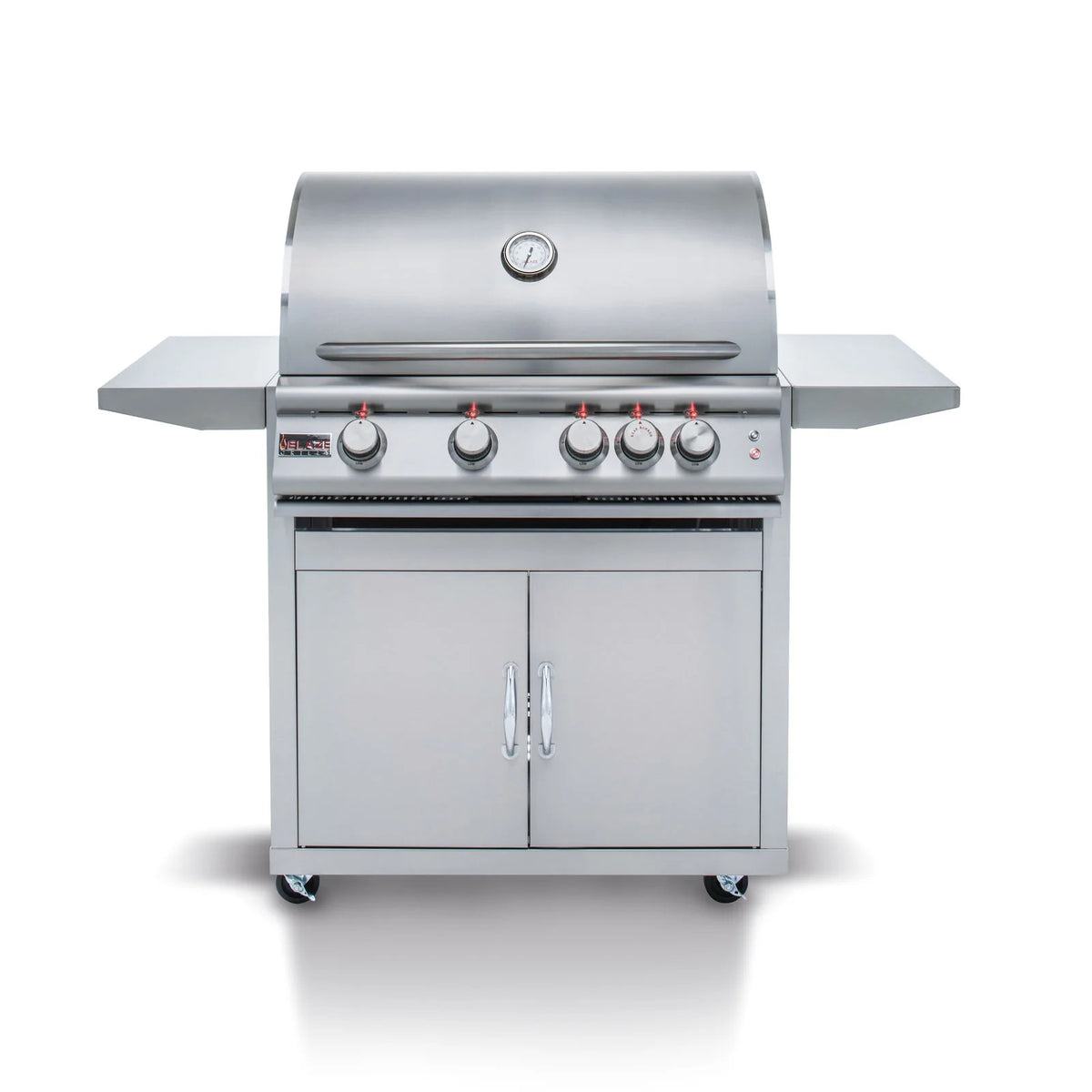 4-Burner Built-In Propane Gas Grill with Grill Cart P5156