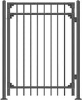 Black Steel Anti-Rust Fence Gate V20802