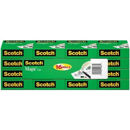 Invisible Magic Tape, 16 Rolls O853638