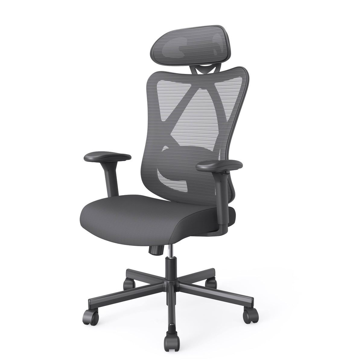 Grey Ergonomic Height Adjustable Office Chair P43165