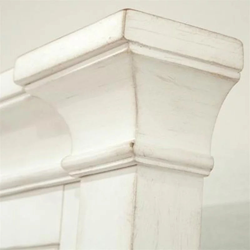 King Panel Bed in Paperwhite N93743