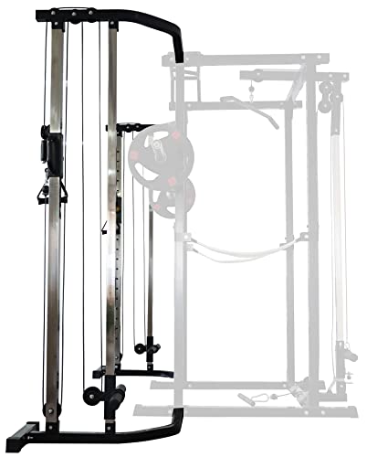 Adjustable Power Cage with J-Hooks and Safety Straps M100033